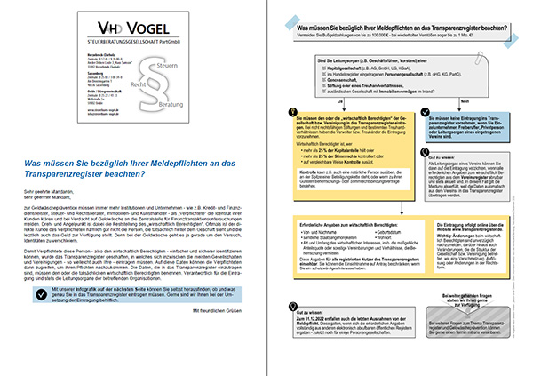 INFO-GRAFIKEN - VAHD Vogel Steuerberatungsgesellschaft PartGmbB in 33442 Herzebrock-Clarholz